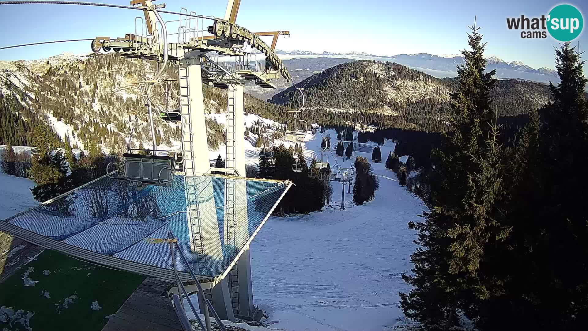 Live cam Sorica Skigebiet Krvavec – Soriška Planina – Vrh Lajnar