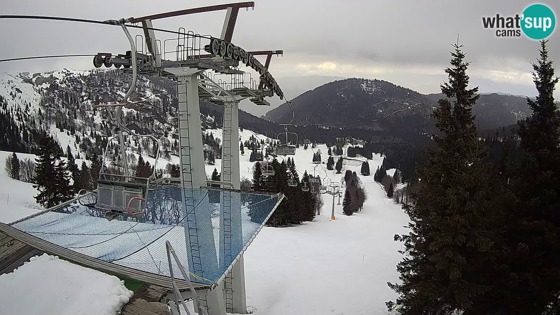 Camera en vivo Sorica Estacion esqui – Soriška Planina – Vrh Lajnar