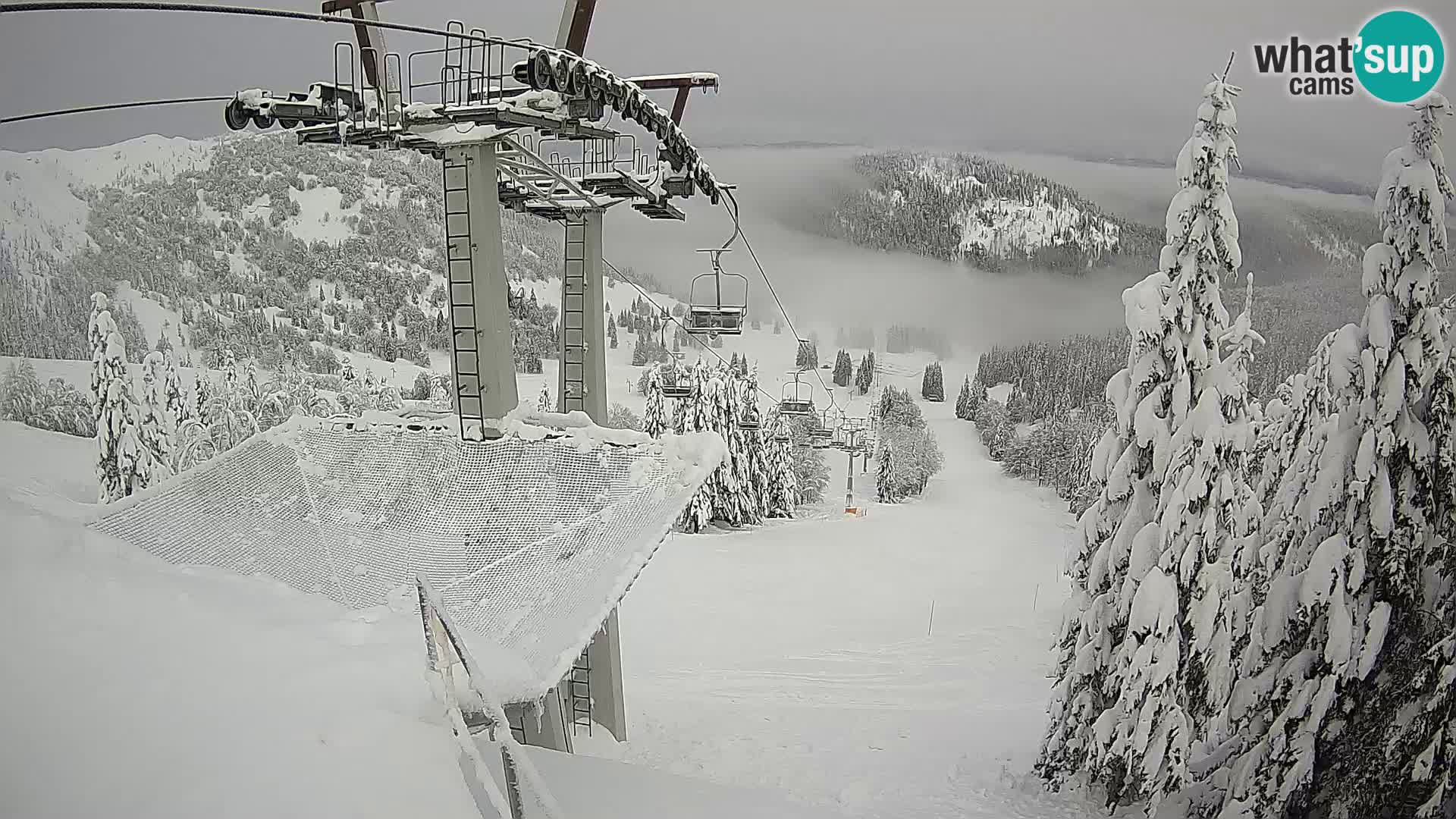 Web kamera Sorica Skijalište – Soriška Planina – Vrh Lajnar