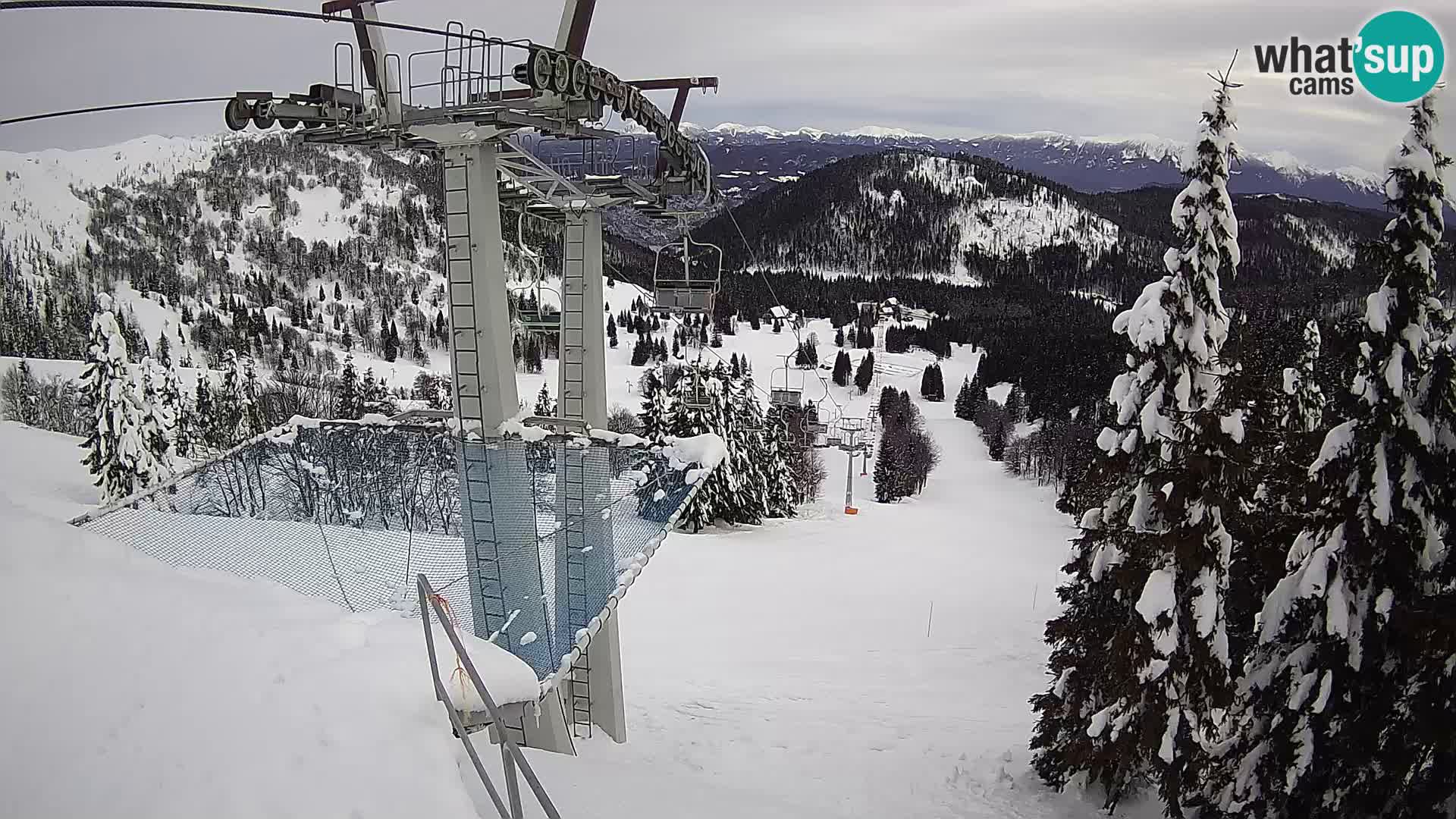 Webcam Sorica Stazione sciistica – Soriška Planina – Cima Lajnar