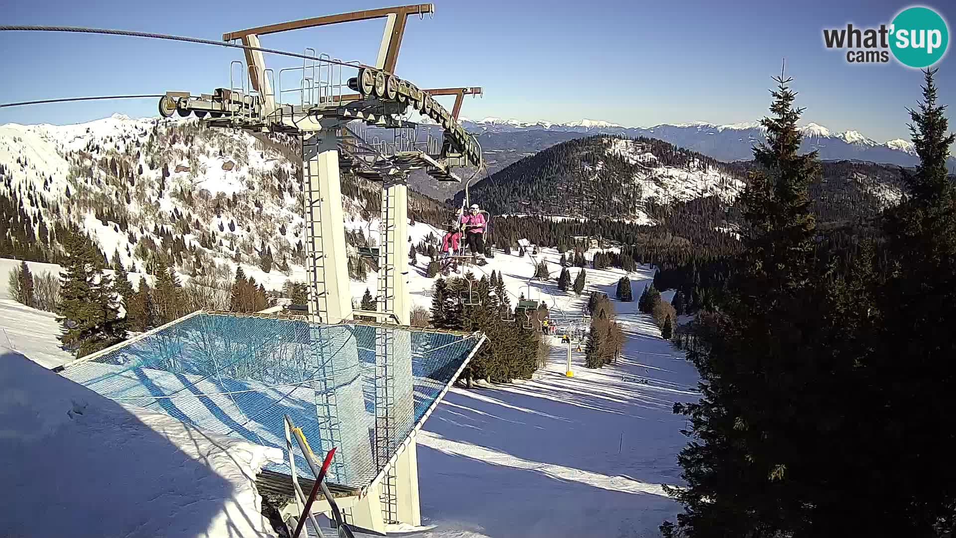 Live cam Sorica Skigebiet Krvavec – Soriška Planina – Vrh Lajnar