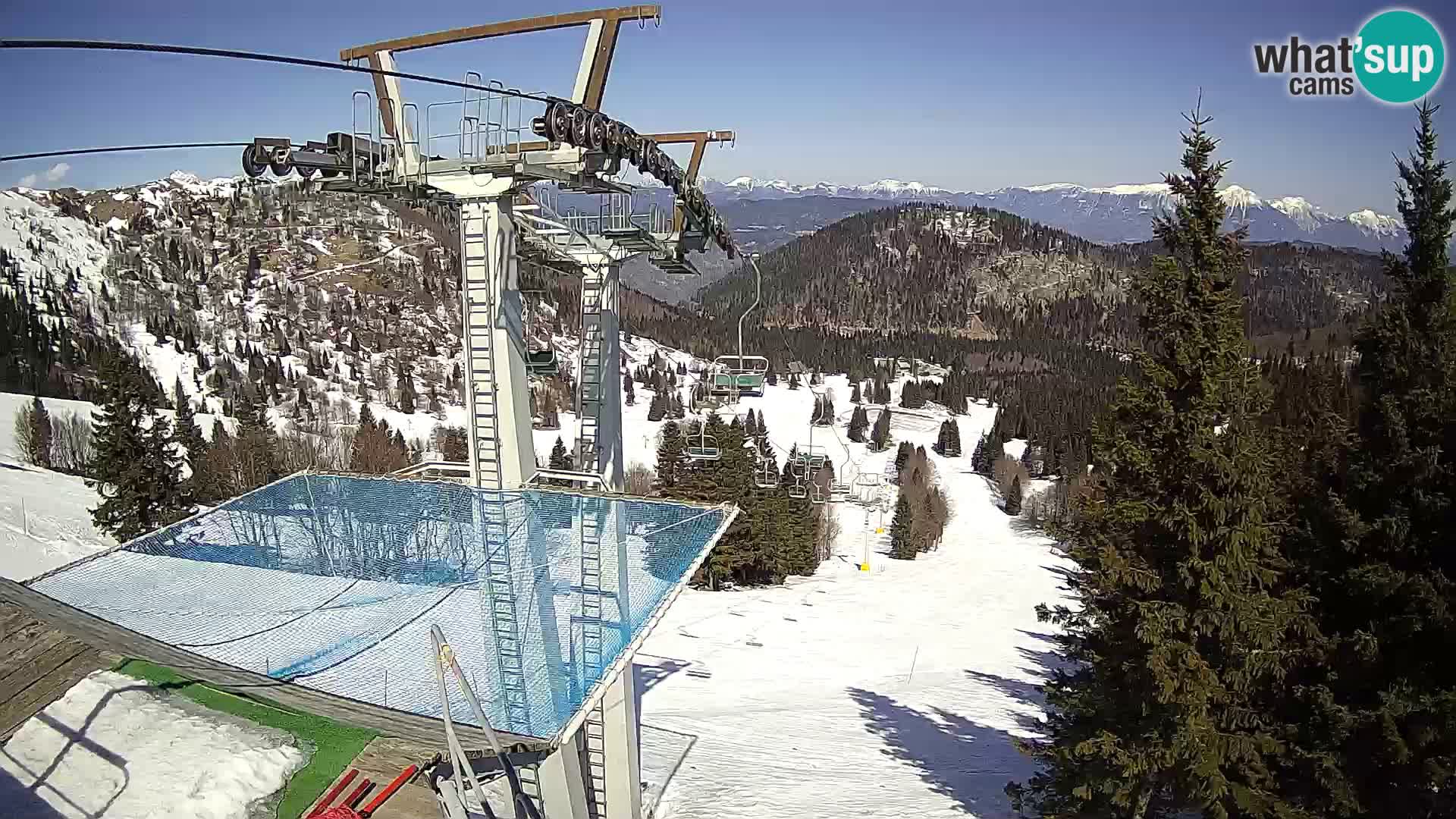 Live cam Sorica Skigebiet Krvavec – Soriška Planina – Vrh Lajnar