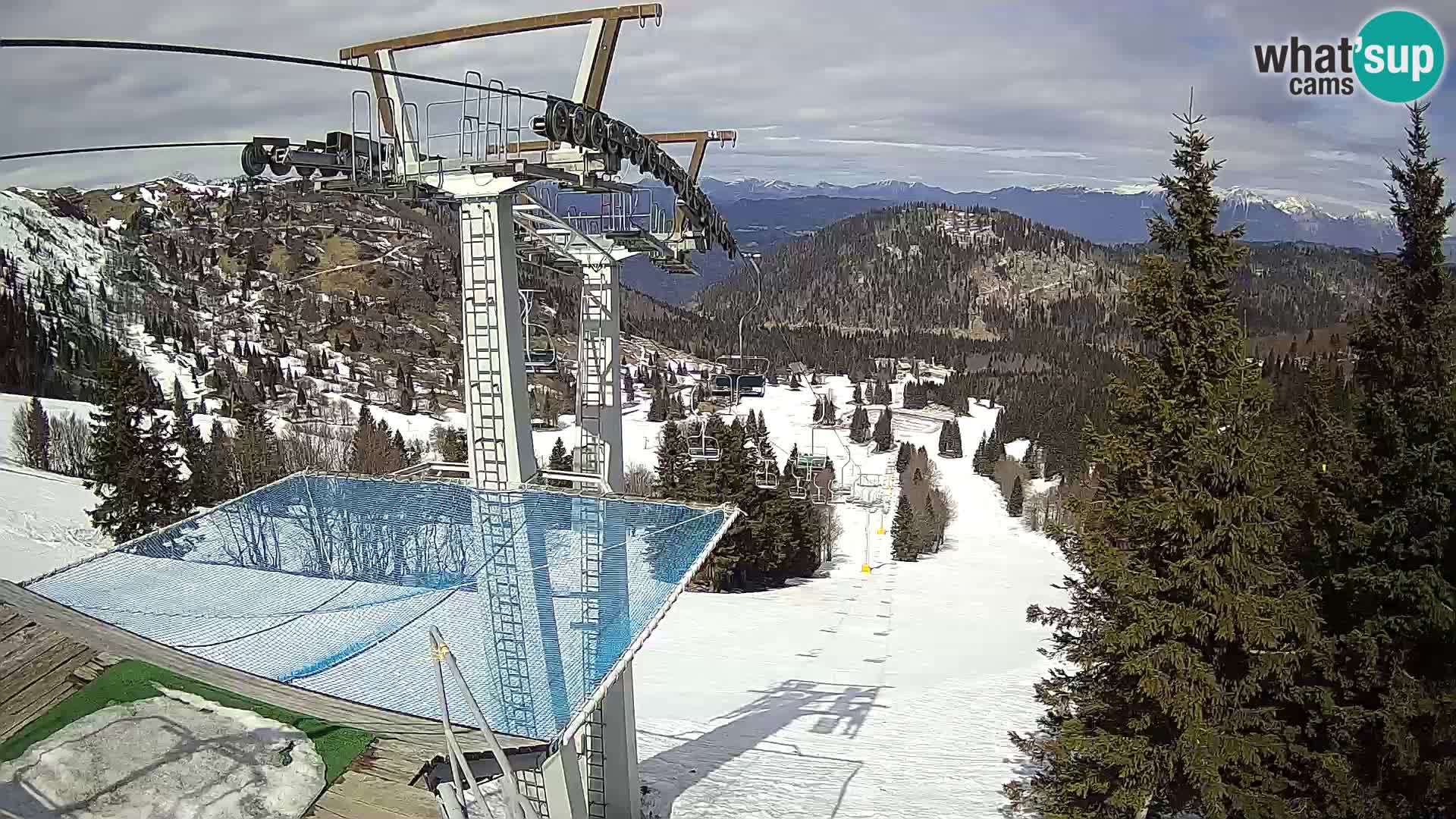 Live cam Sorica Skigebiet Krvavec – Soriška Planina – Vrh Lajnar