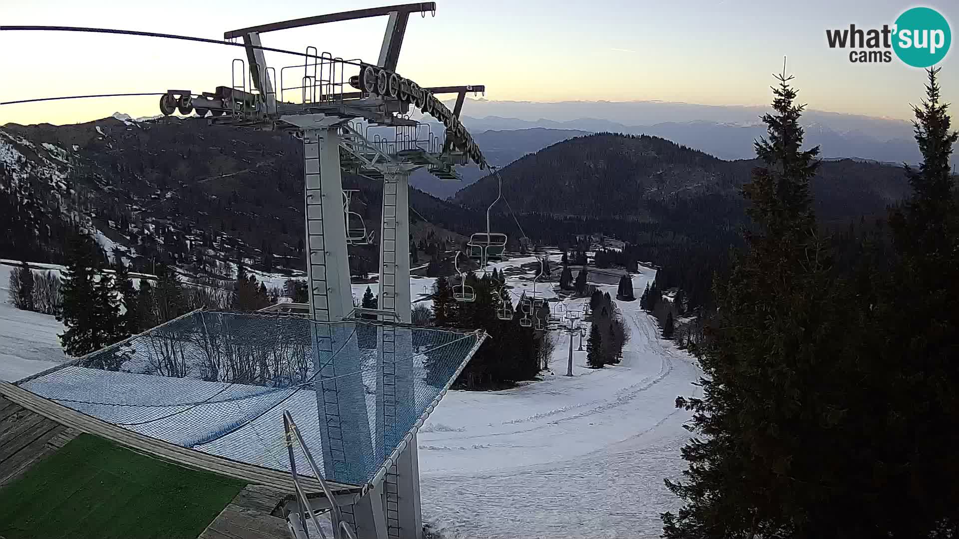 Webcam Sorica Stazione sciistica – Soriška Planina – Cima Lajnar