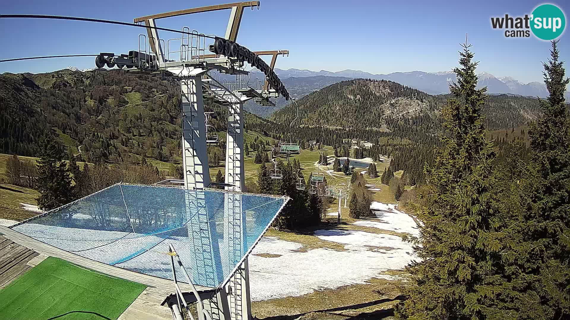 Web kamera Sorica Skijalište – Soriška Planina – Vrh Lajnar
