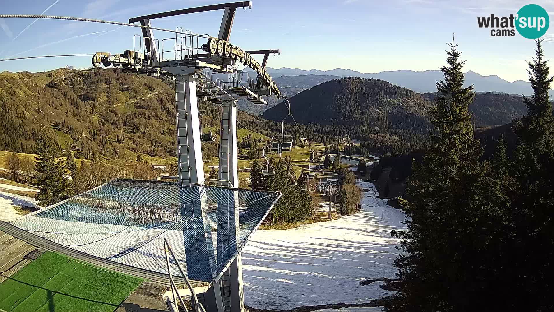 Web kamera Sorica Skijalište – Soriška Planina – Vrh Lajnar