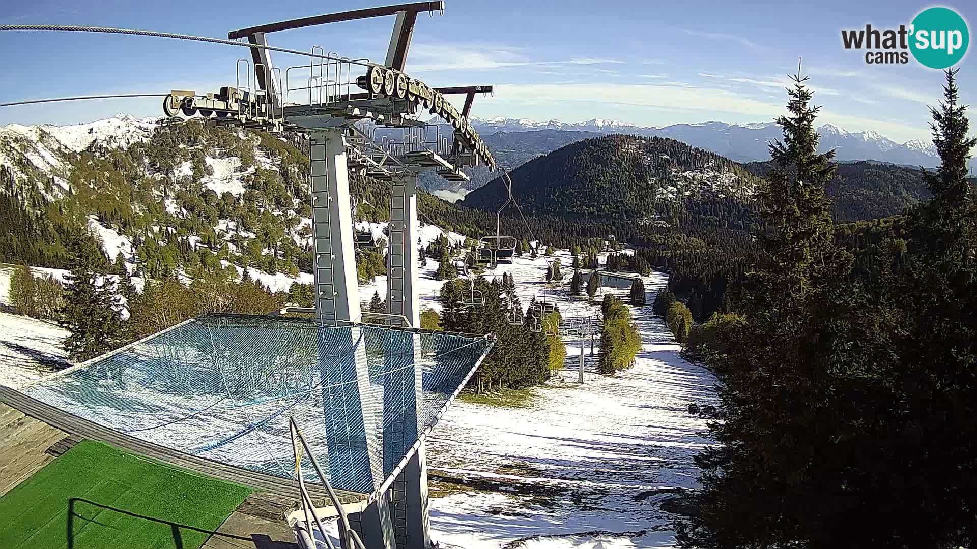 Live cam Sorica Skigebiet Krvavec – Soriška Planina – Vrh Lajnar