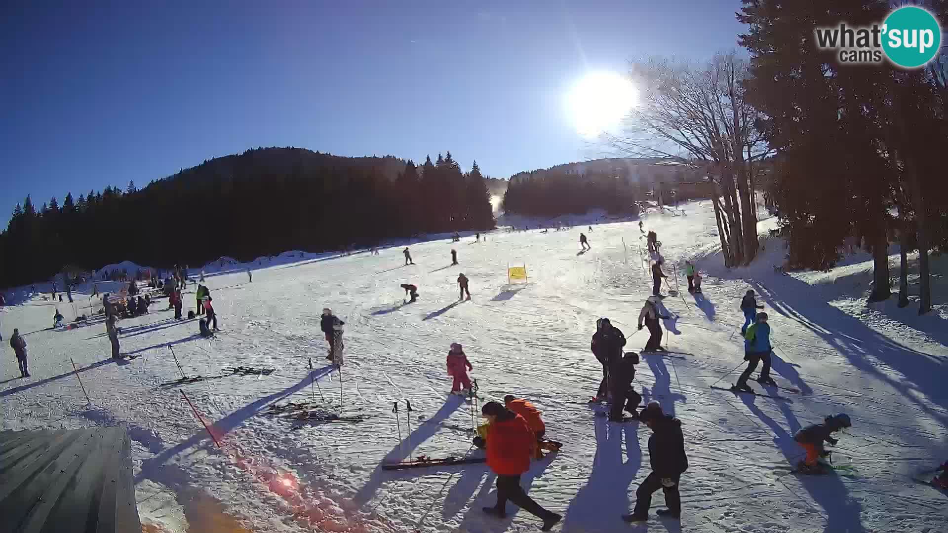 Webcam en vivo Estación de esquí de Sorica – Sorška planina – Eslovenia
