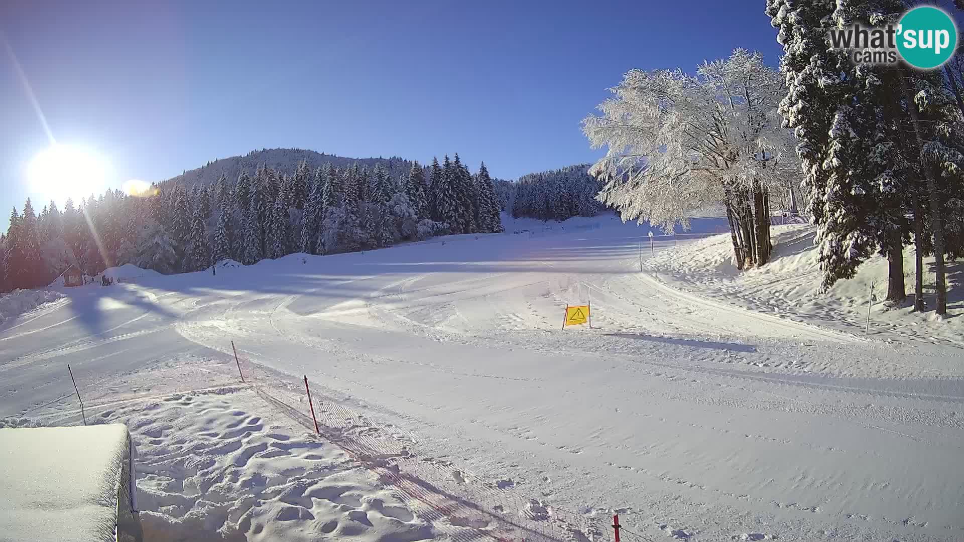 Webcam en vivo Estación de esquí de Sorica – Sorška planina – Eslovenia