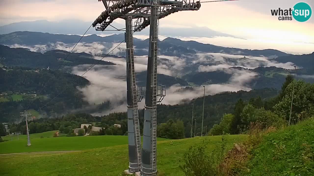 Stazione sciistica di Stari Vrh Webcam in diretta – Slovenia