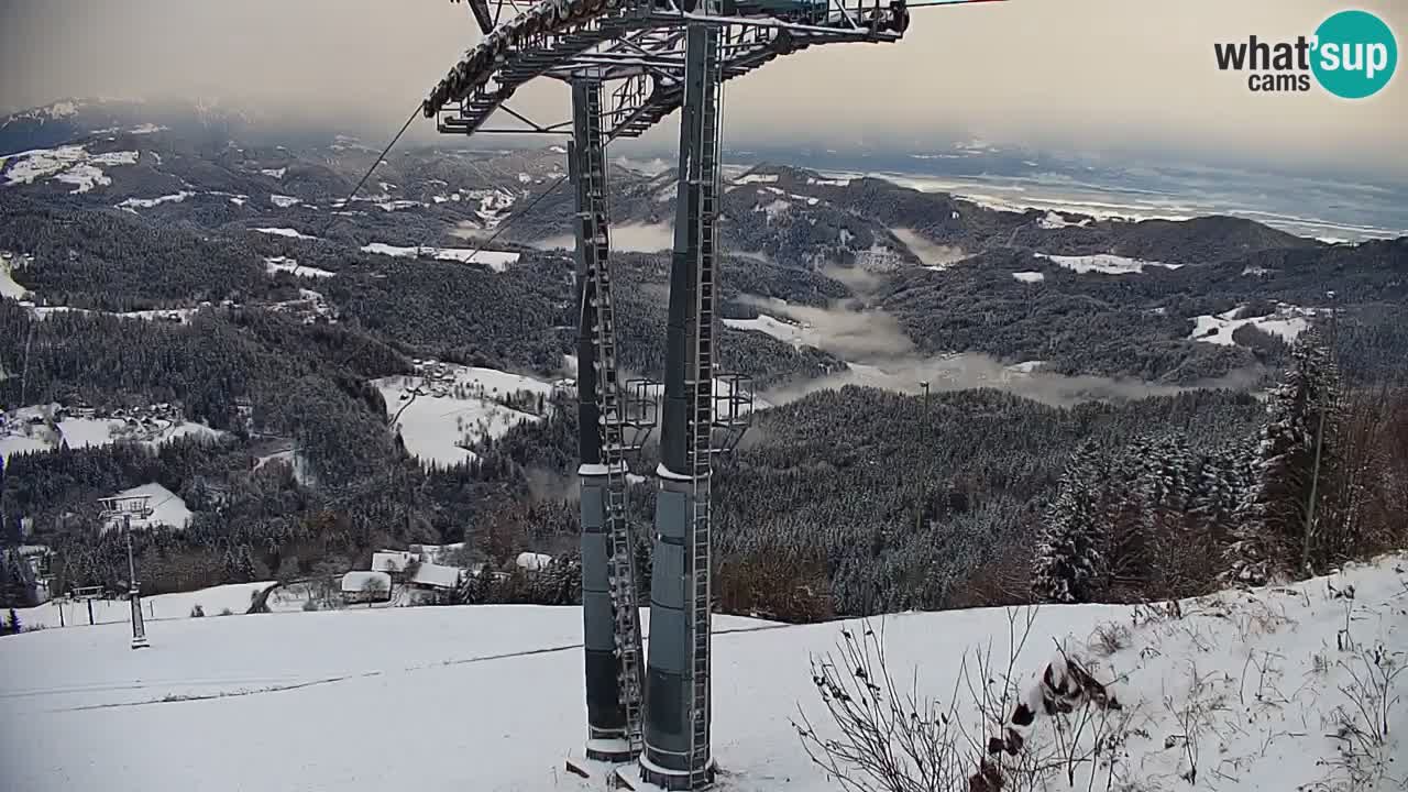 Skijalište Stari Vrh Web kamera uživo – Slovenija