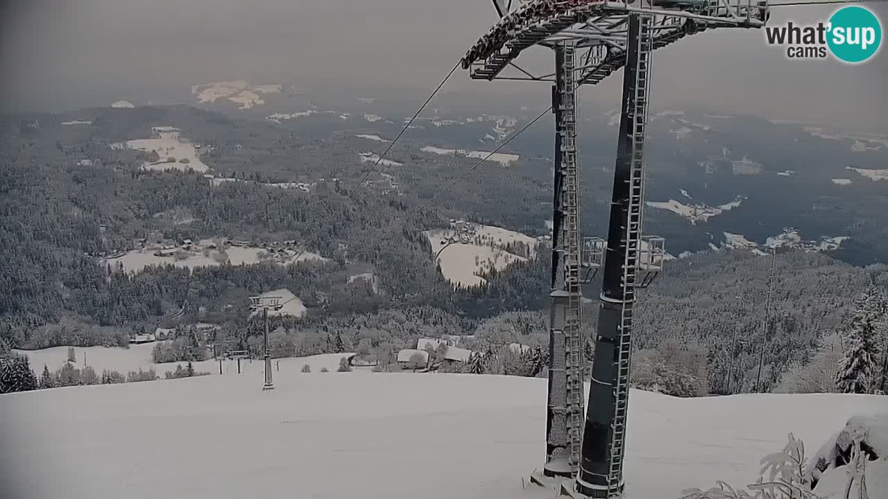 Skijalište Stari Vrh Web kamera uživo – Slovenija