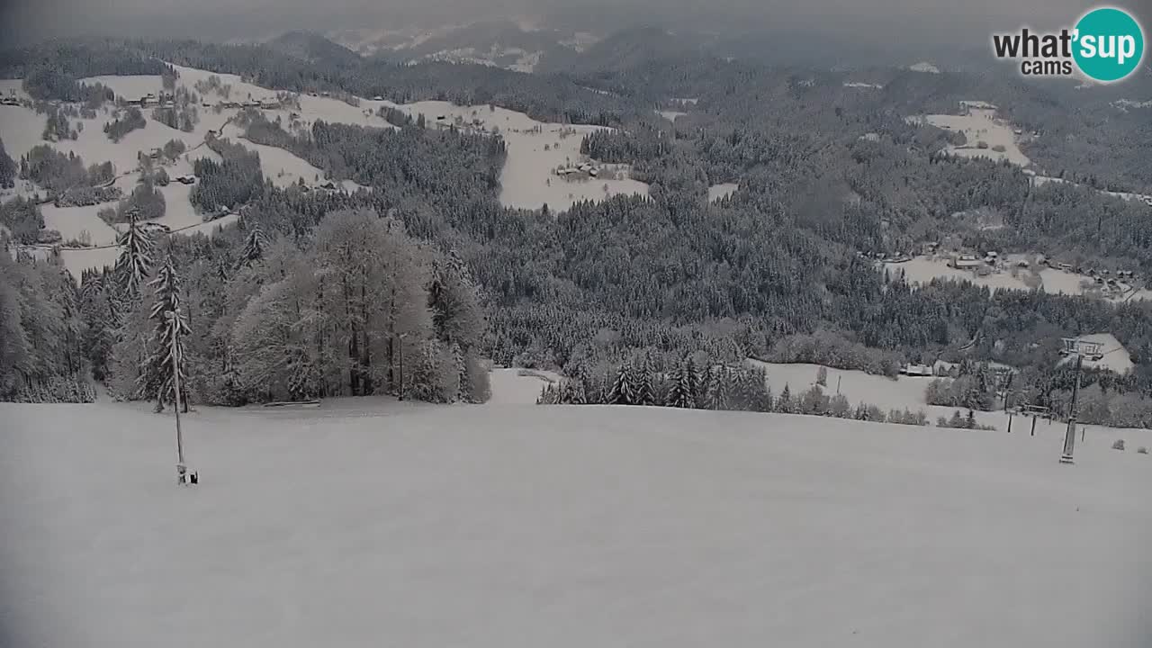 Stazione sciistica di Stari Vrh Webcam in diretta – Slovenia