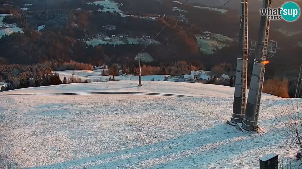 Webcam en direct de la station de ski de Stari Vrh – Slovénie