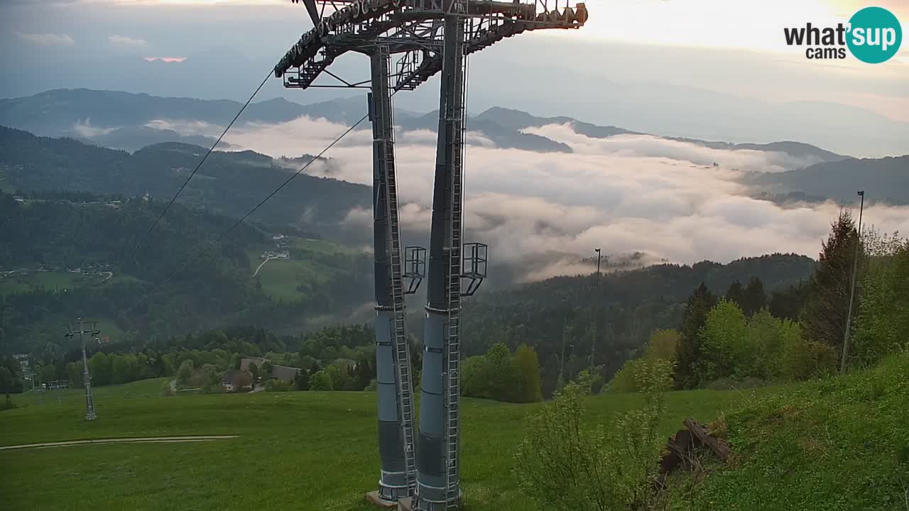 Skijalište Stari Vrh Web kamera uživo – Slovenija