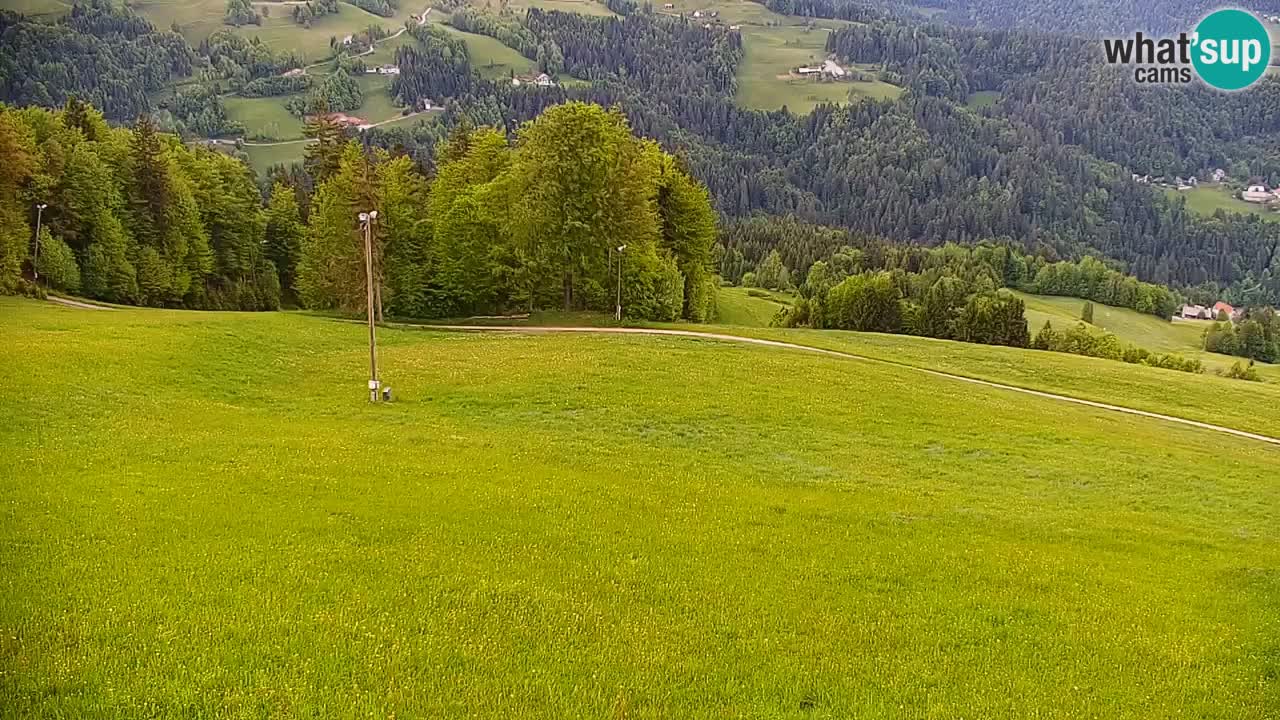 Skijalište Stari Vrh Web kamera uživo – Slovenija