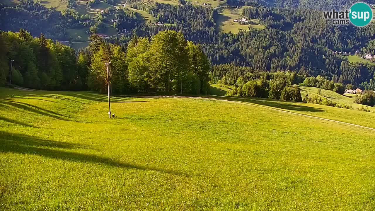 Skijalište Stari Vrh Web kamera uživo – Slovenija
