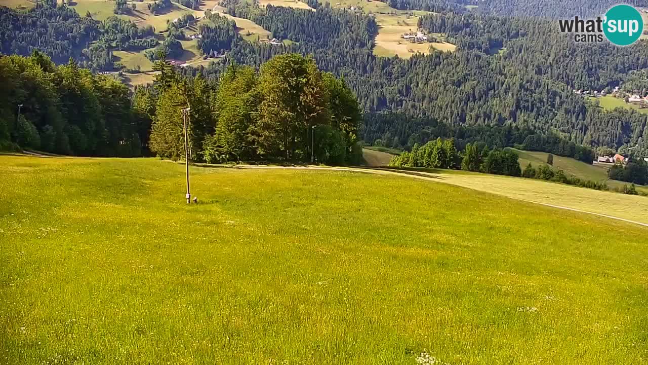 Stazione sciistica di Stari Vrh Webcam in diretta – Slovenia