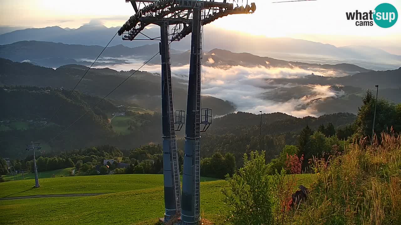 Stazione sciistica di Stari Vrh Webcam in diretta – Slovenia