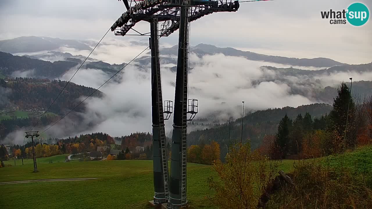 Stazione sciistica di Stari Vrh Webcam in diretta – Slovenia