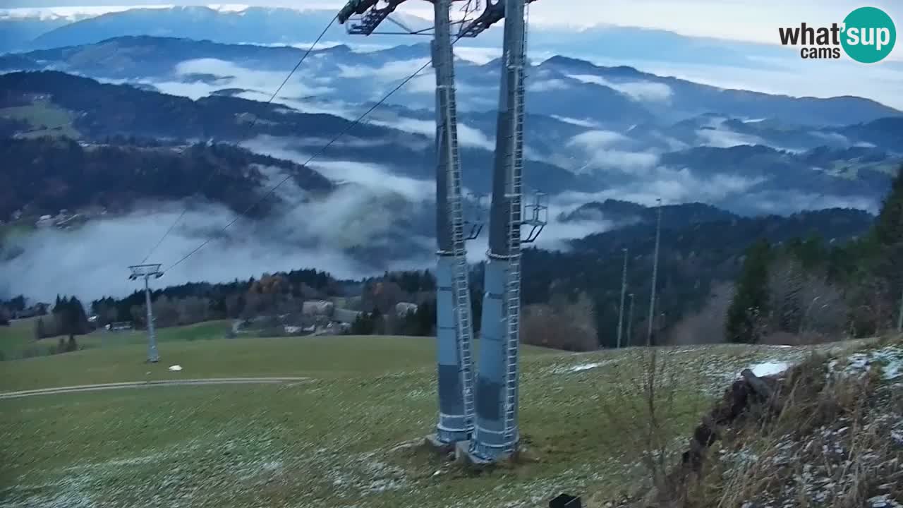 Skijalište Stari Vrh Web kamera uživo – Slovenija