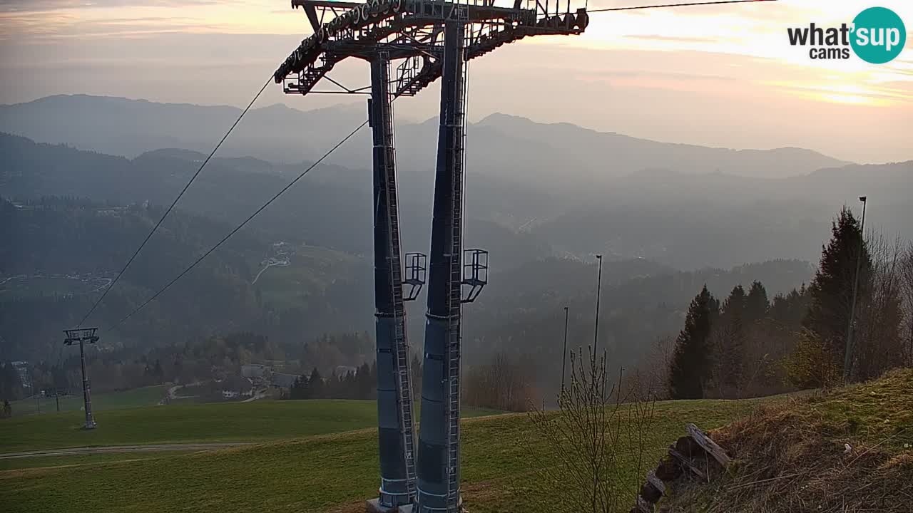 Skijalište Stari Vrh Web kamera uživo – Slovenija