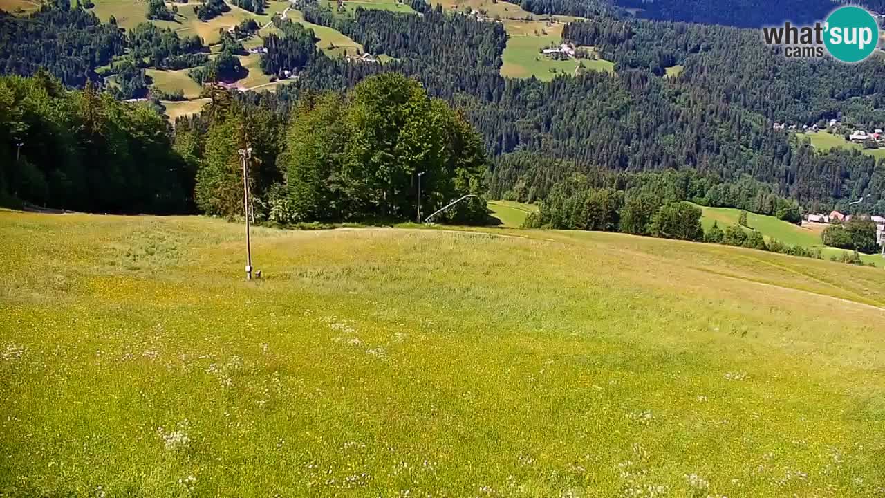 Stazione sciistica di Stari Vrh Webcam in diretta – Slovenia
