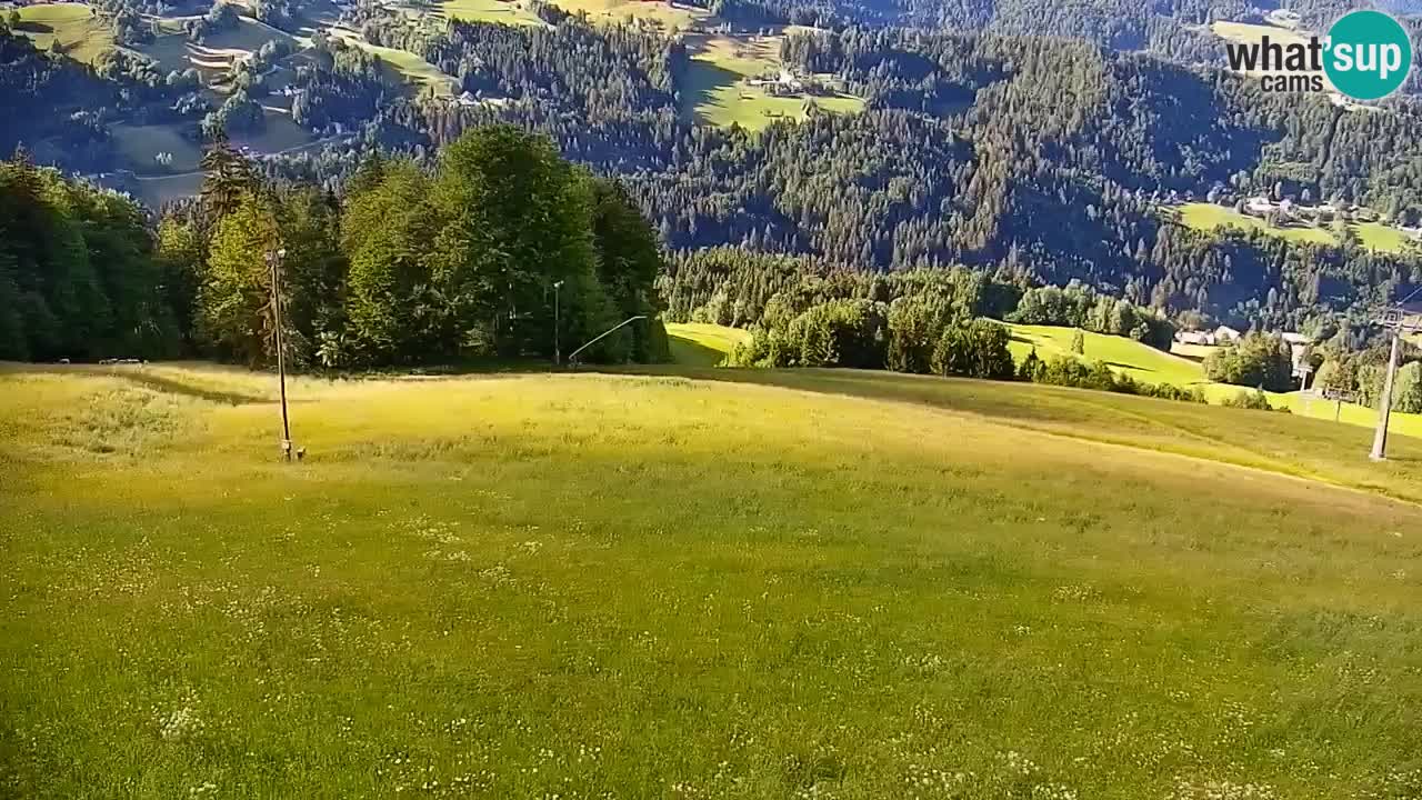 Webcam en direct de la station de ski de Stari Vrh – Slovénie