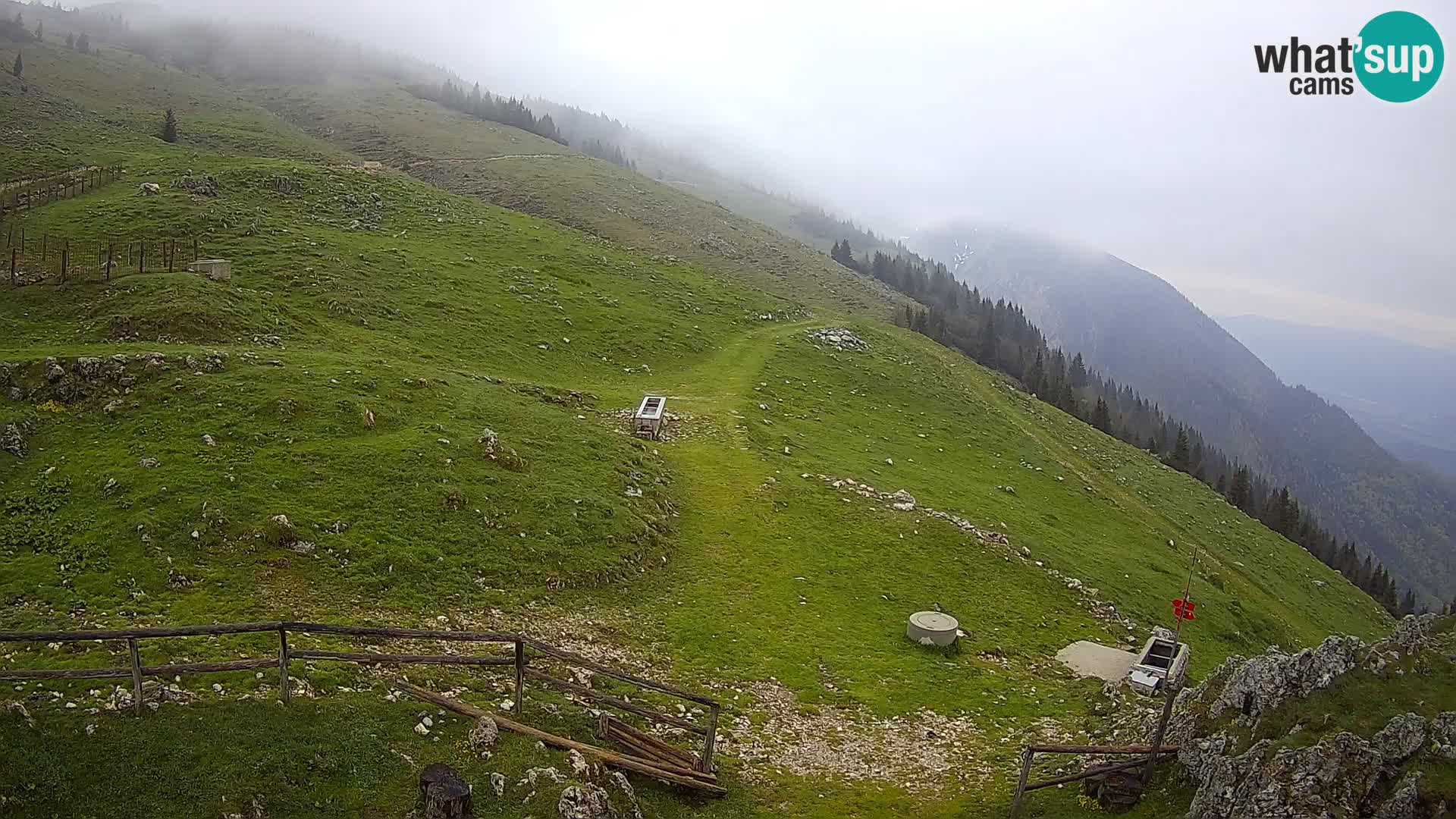 Struška nad Jesenicami web kamera planina Svečica (Belška planina) – Karavanke – Slovenija