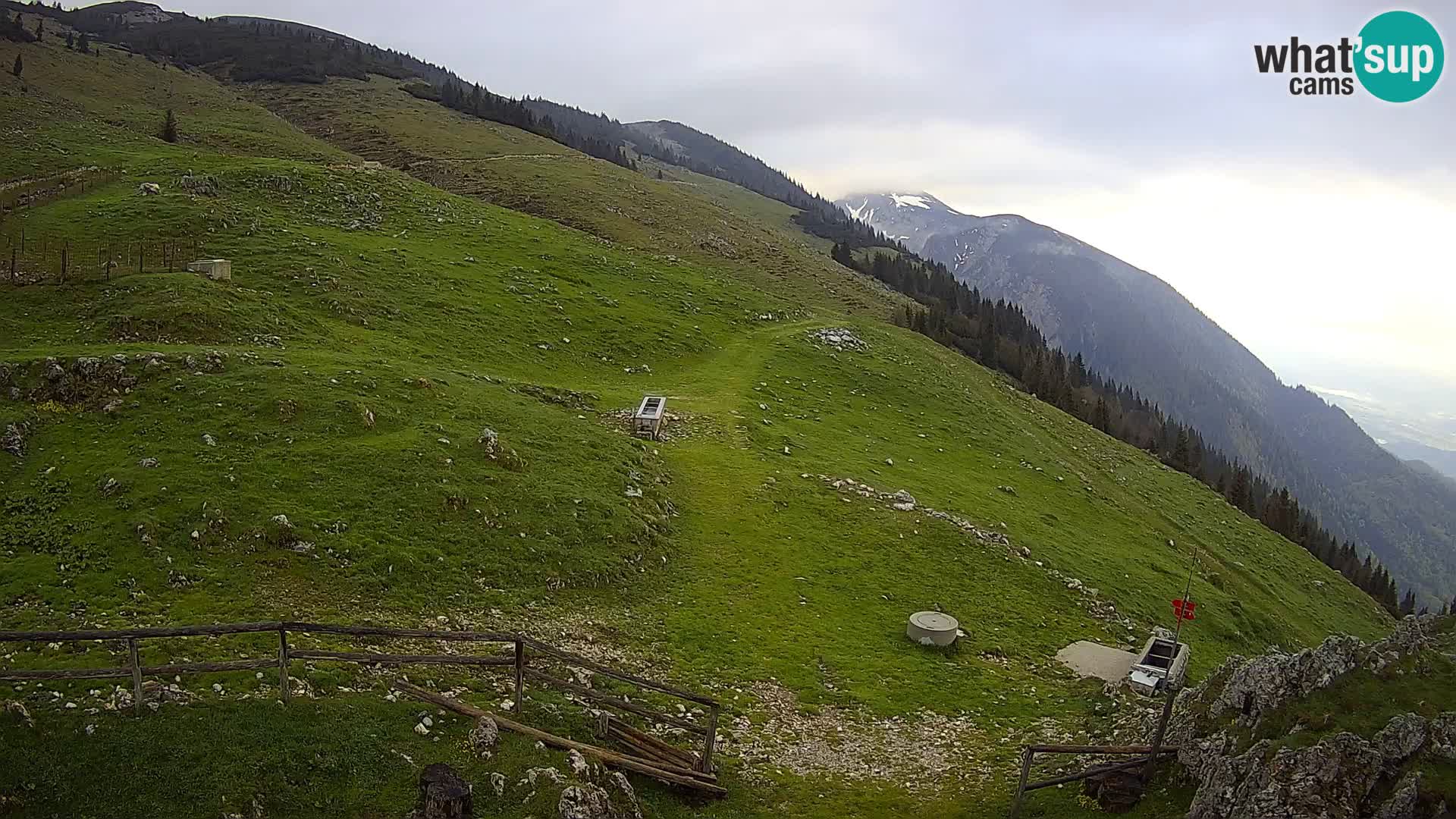 Struška nad Jesenicami Live webcam planina Svečica (Belška planina) – Karavanke – Slovenia