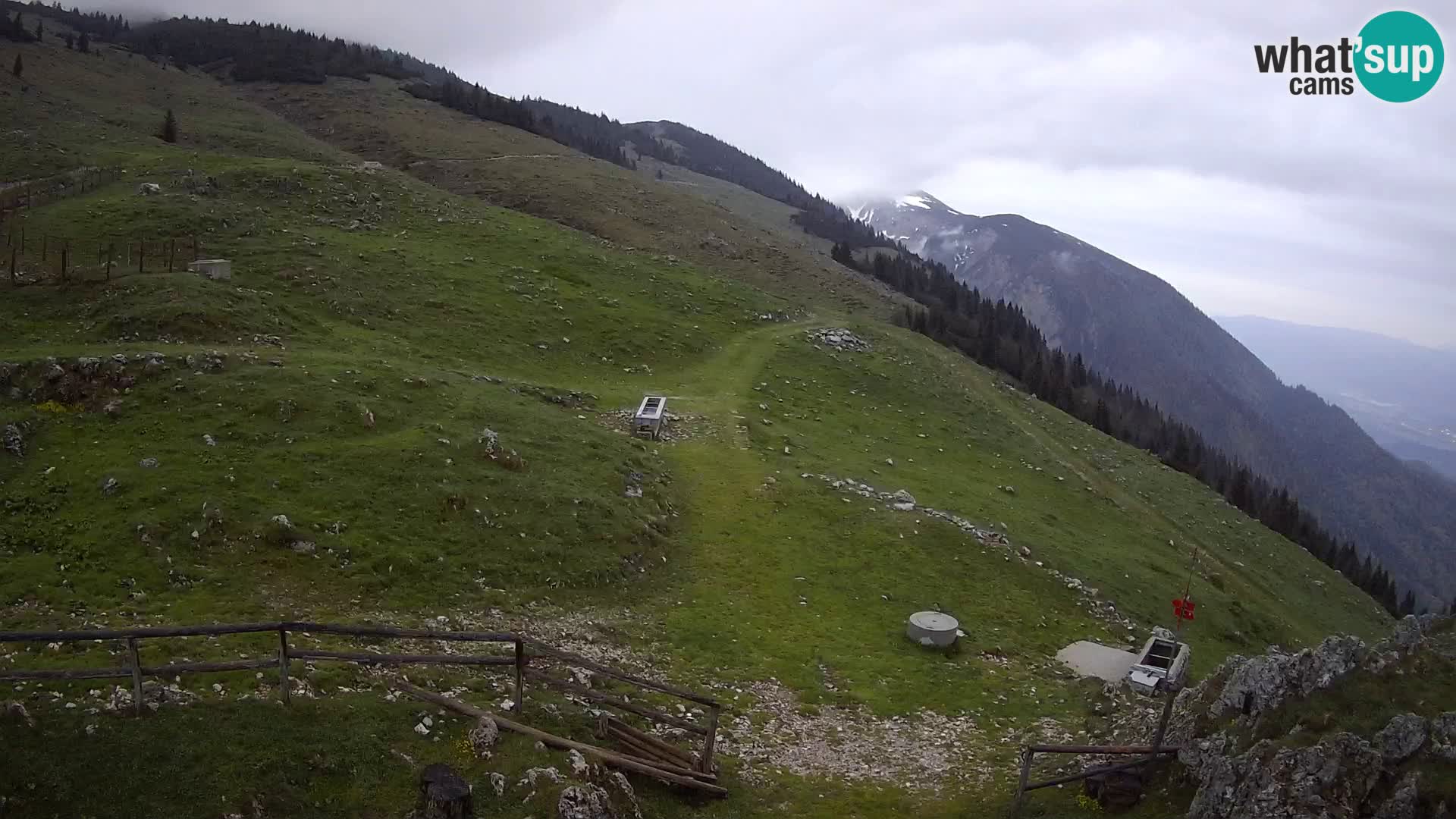 Struška nad Jesenicami web kamera planina Svečica (Belška planina) – Karavanke – Slovenija