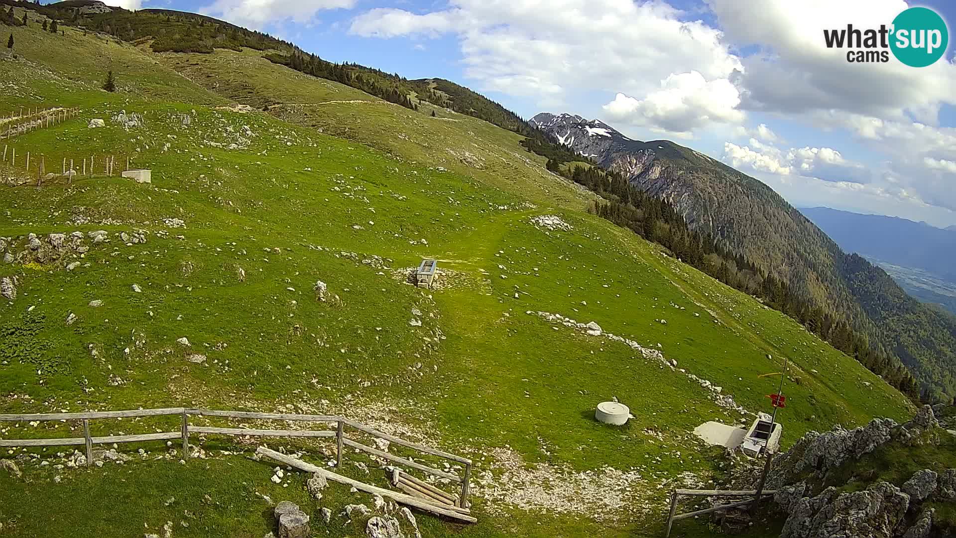 Struška nad Jesenicami camera en vivo planina Svečica (Belška planina) – Karavanke – Eslovenia