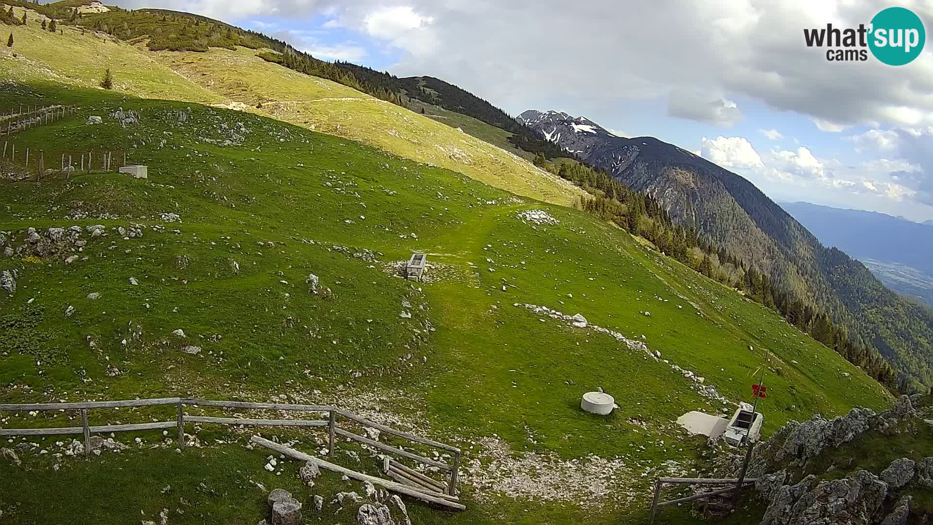 Struška nad Jesenicami web kamera planina Svečica (Belška planina) – Karavanke – Slovenija