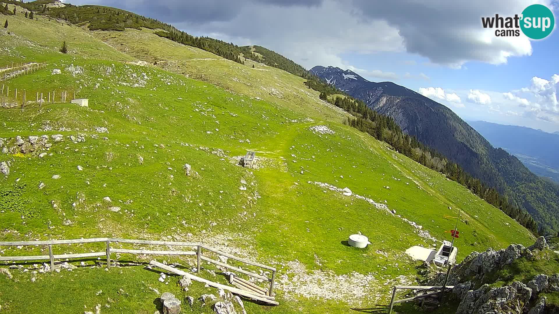 Struška nad Jesenicami Live webcam planina Svečica (Belška planina) – Karavanke – Slovenia