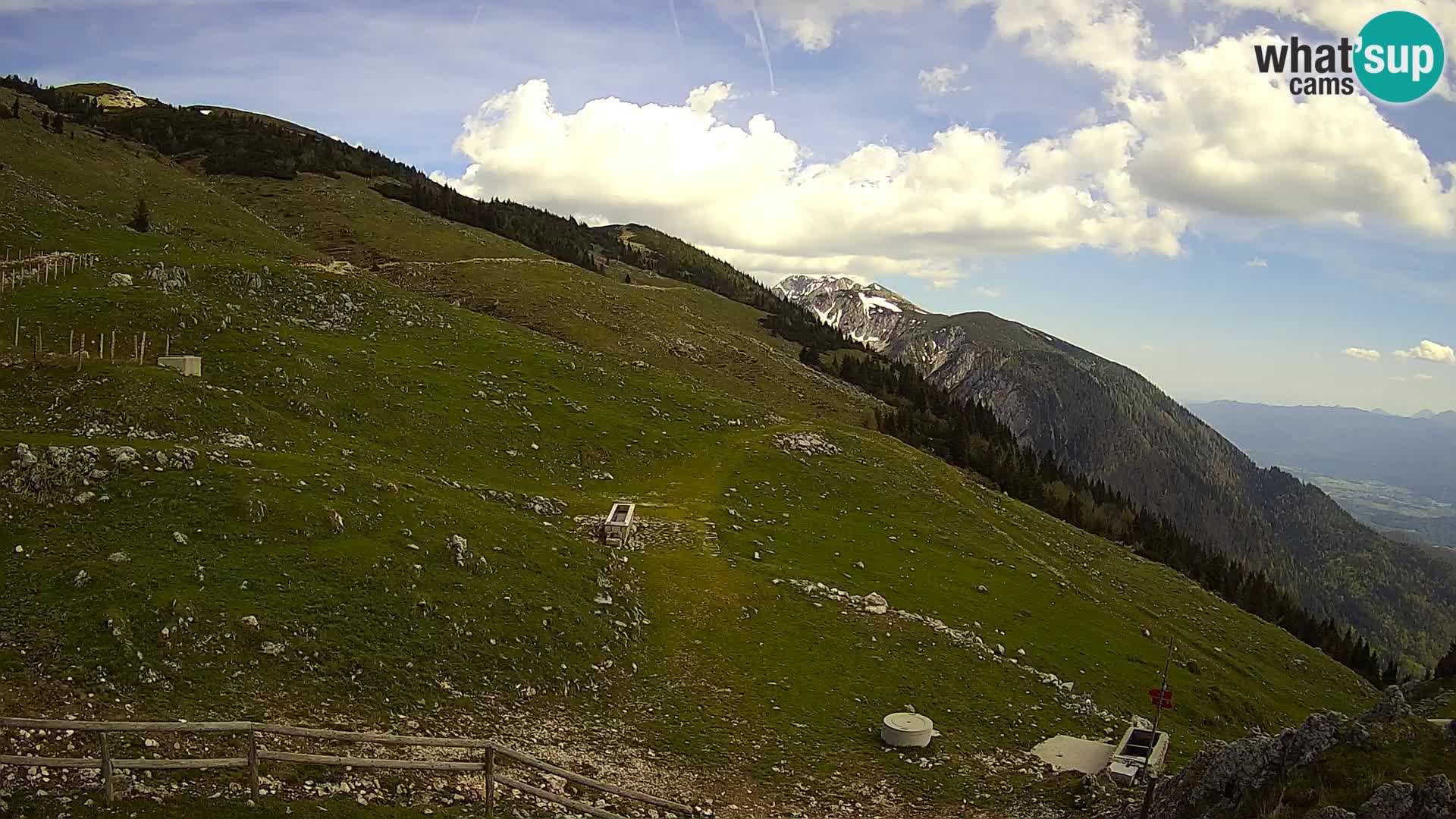 Struška nad Jesenicami spletna kamera planina Svečica (Belška planina) – Karavanke