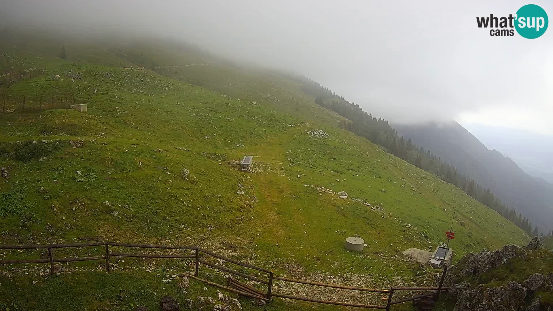 Struška nad Jesenicami spletna kamera planina Svečica (Belška planina) – Karavanke