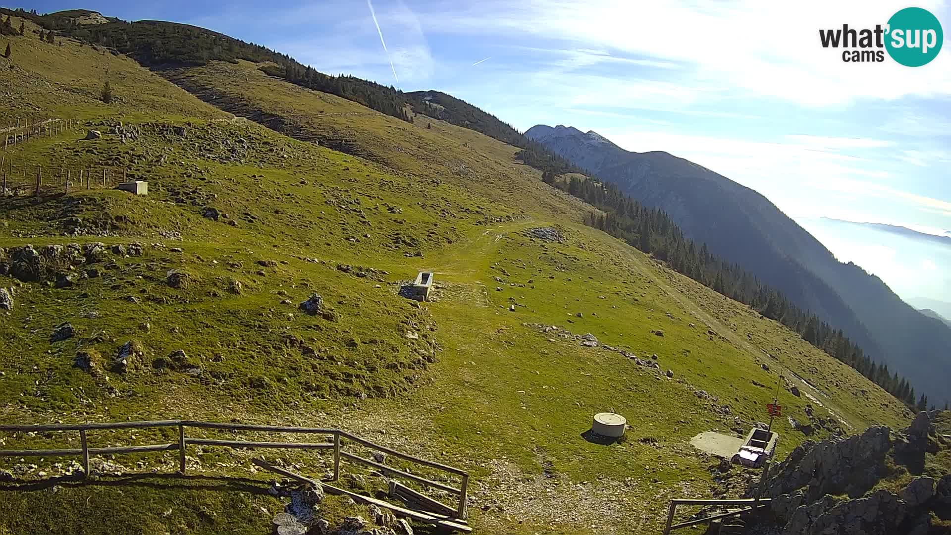 Struška nad Jesenicami spletna kamera planina Svečica (Belška planina) – Karavanke