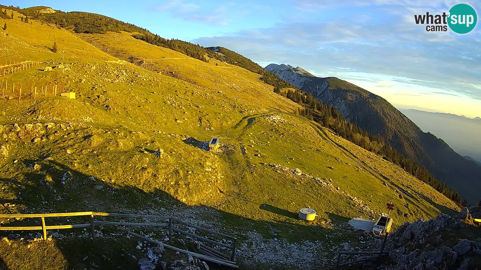 Struška nad Jesenicami spletna kamera planina Svečica (Belška planina) – Karavanke