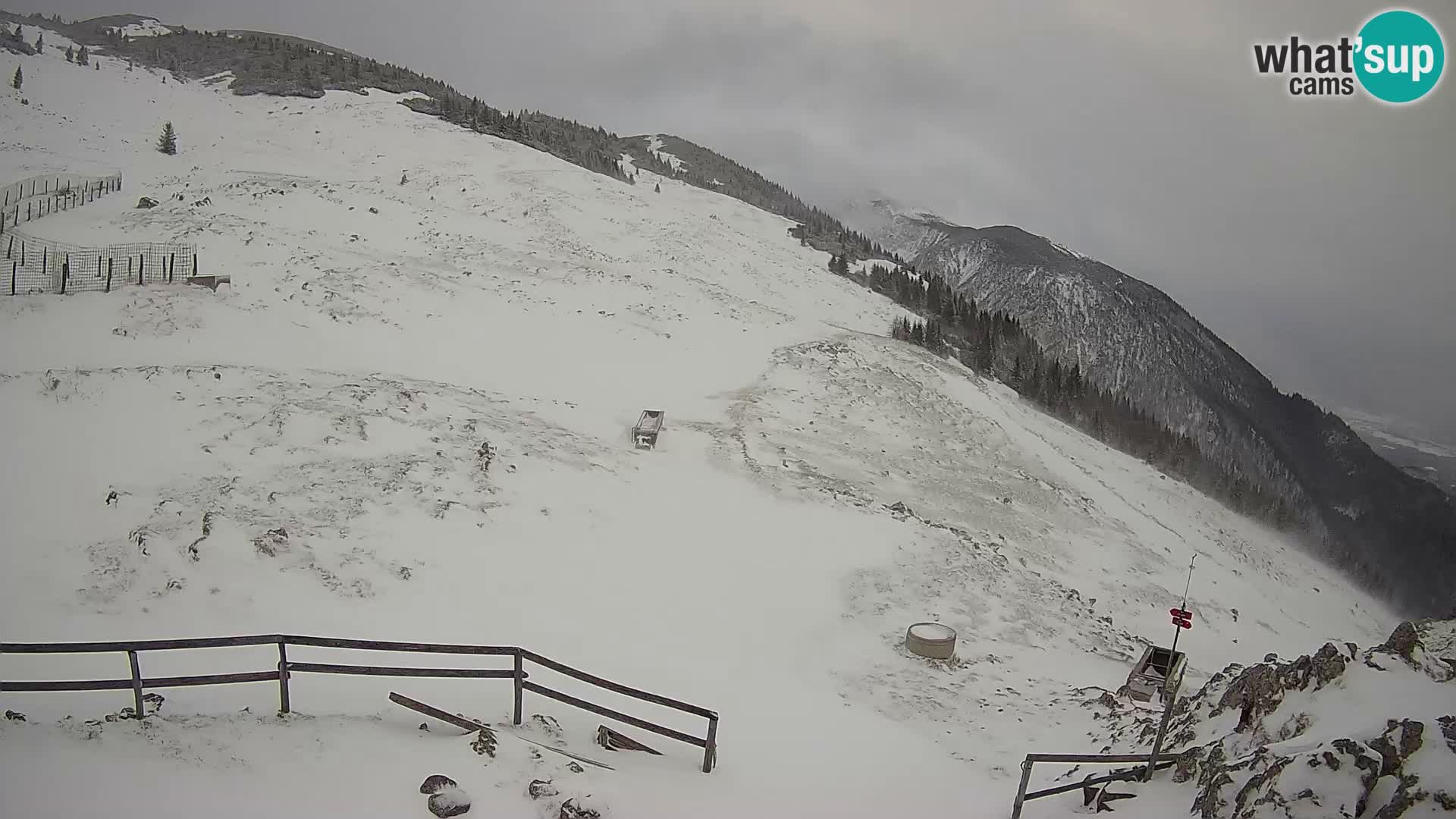 Struška nad Jesenicami camera en vivo planina Svečica (Belška planina) – Karavanke – Eslovenia