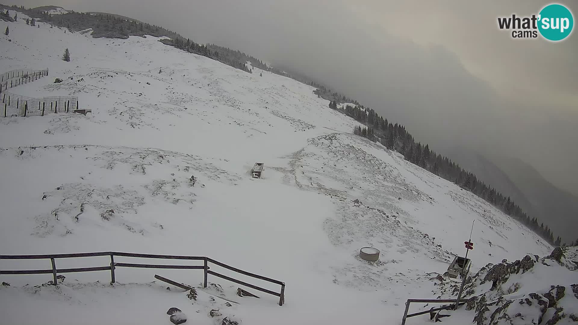 Struška nad Jesenicami spletna kamera planina Svečica (Belška planina) – Karavanke