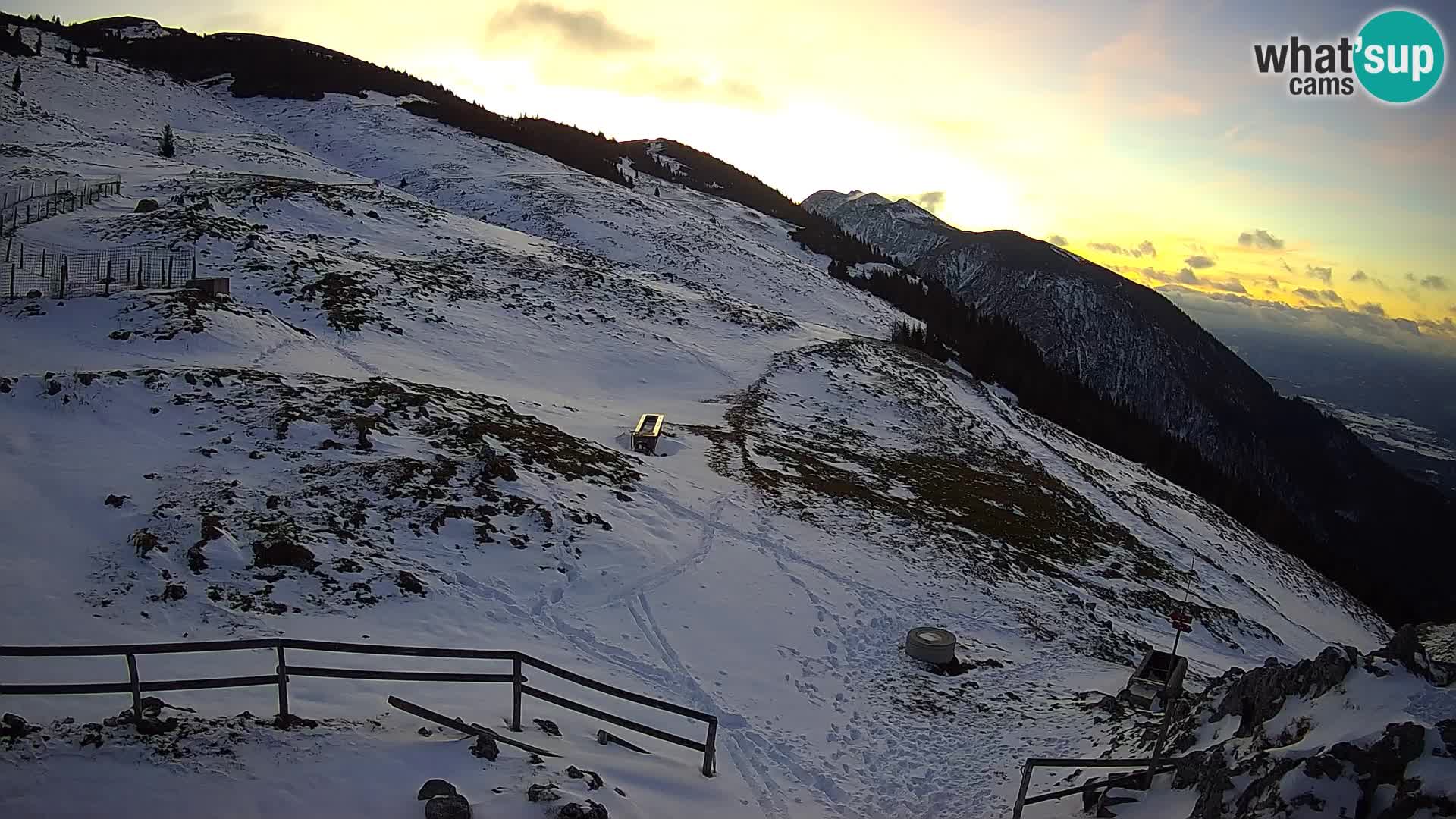 Struška nad Jesenicami camera en vivo planina Svečica (Belška planina) – Karavanke – Eslovenia