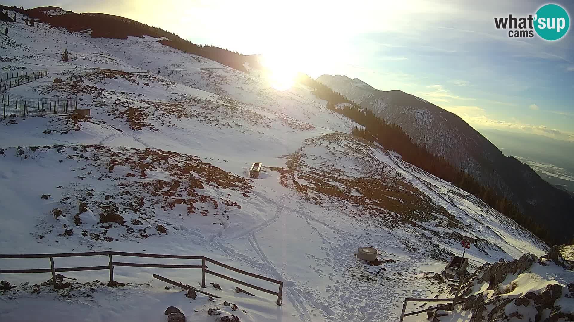 Struška nad Jesenicami spletna kamera planina Svečica (Belška planina) – Karavanke