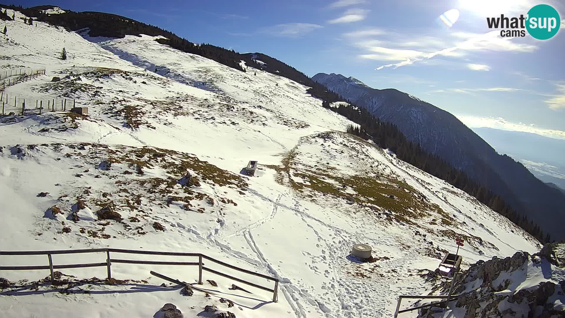 Struška nad Jesenicami Live webcam planina Svečica (Belška planina) – Karavanke – Slovenia