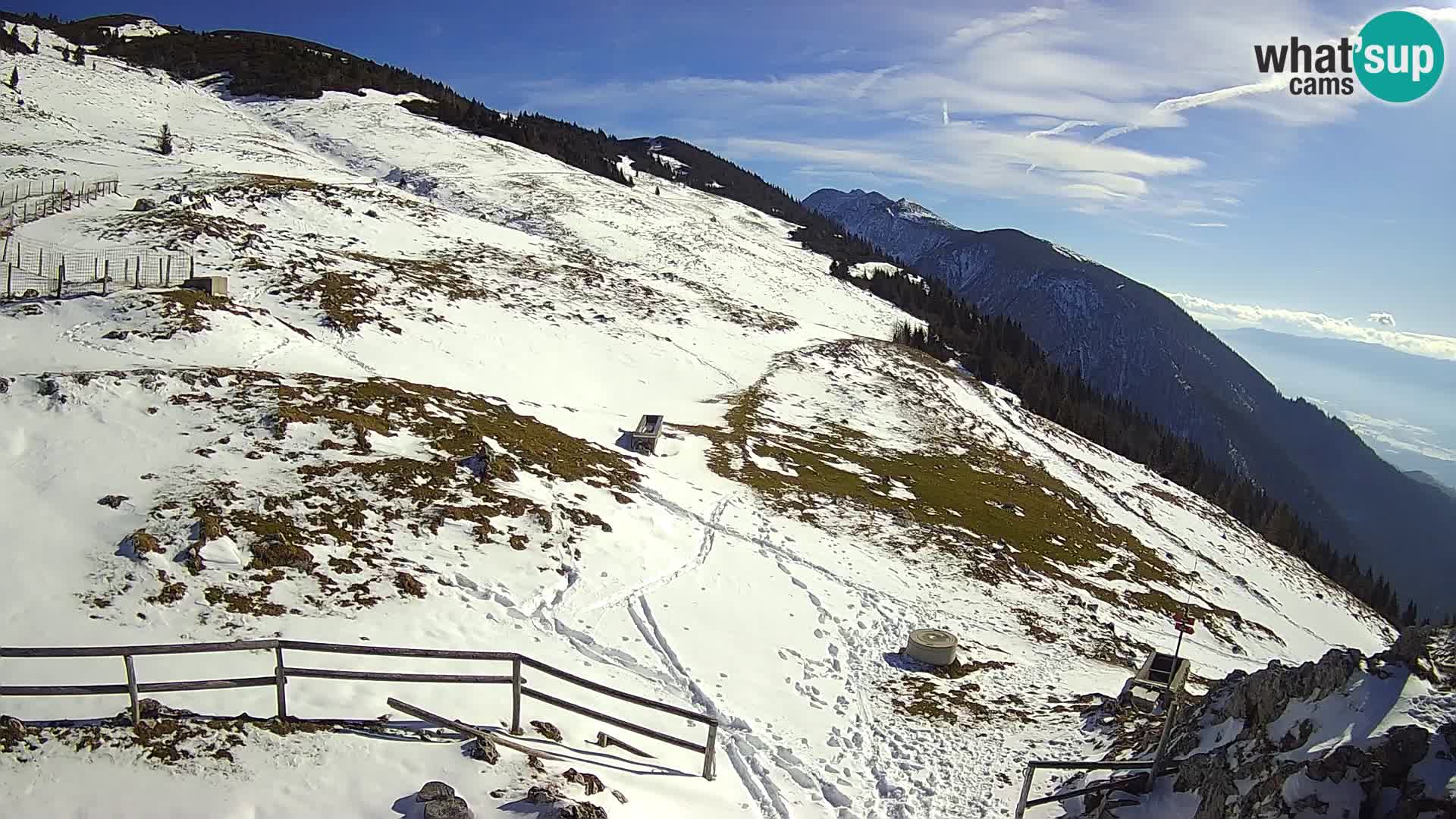 Struška nad Jesenicami Live webcam planina Svečica (Belška planina) – Karavanke – Slovenia