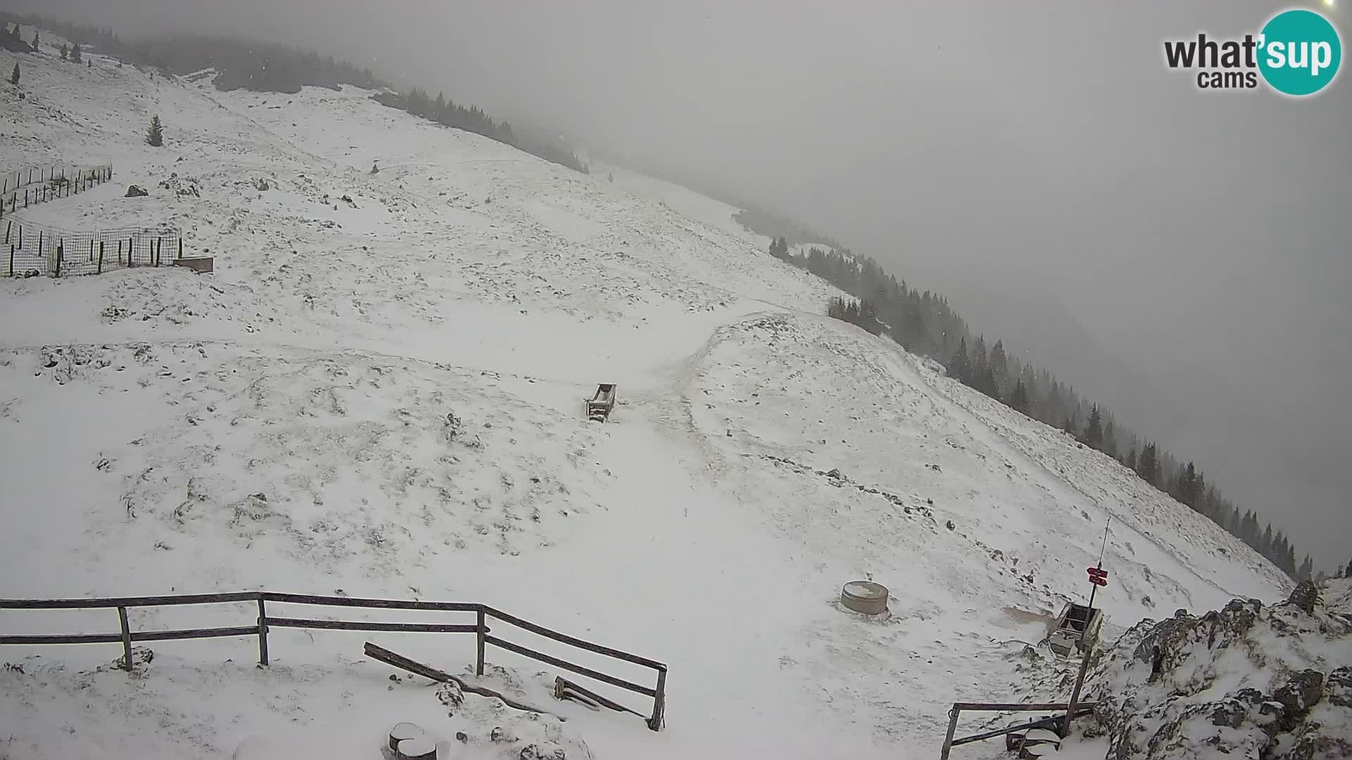 Struška nad Jesenicami web kamera planina Svečica (Belška planina) – Karavanke – Slovenija