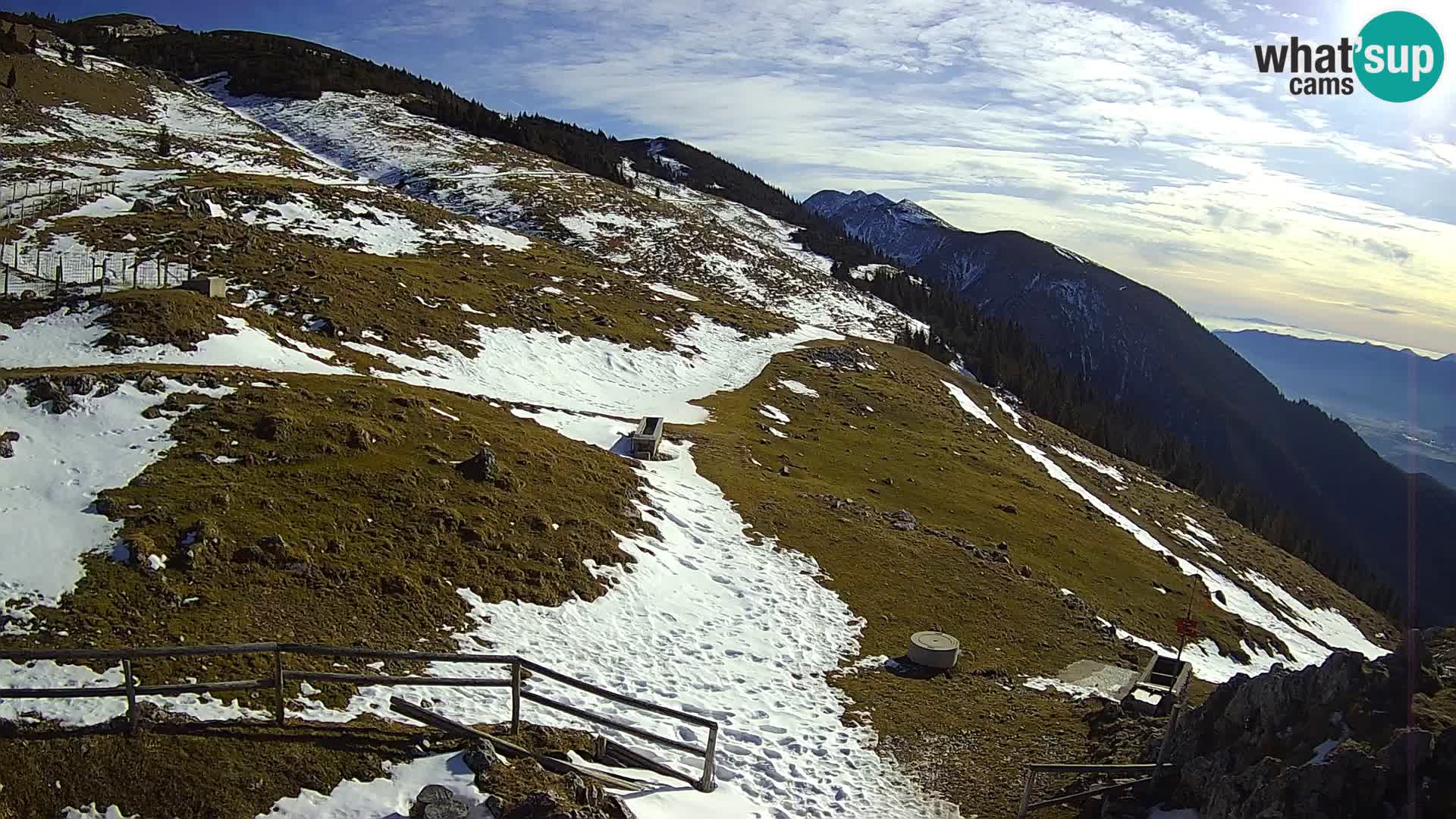 Struška nad Jesenicami web kamera planina Svečica (Belška planina) – Karavanke – Slovenija