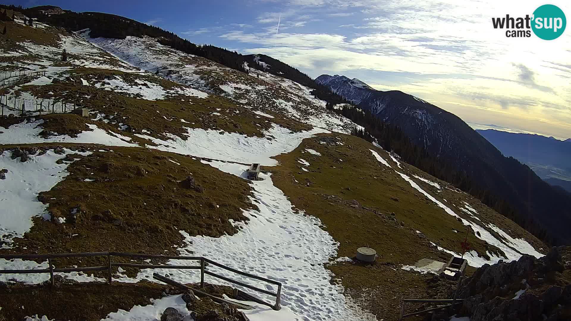 Struška nad Jesenicami web kamera planina Svečica (Belška planina) – Karavanke – Slovenija