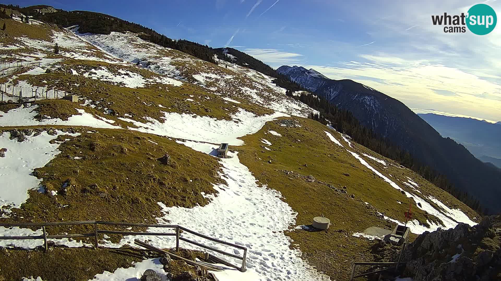 Struška nad Jesenicami Live webcam planina Svečica (Belška planina) – Karavanke – Slovenia