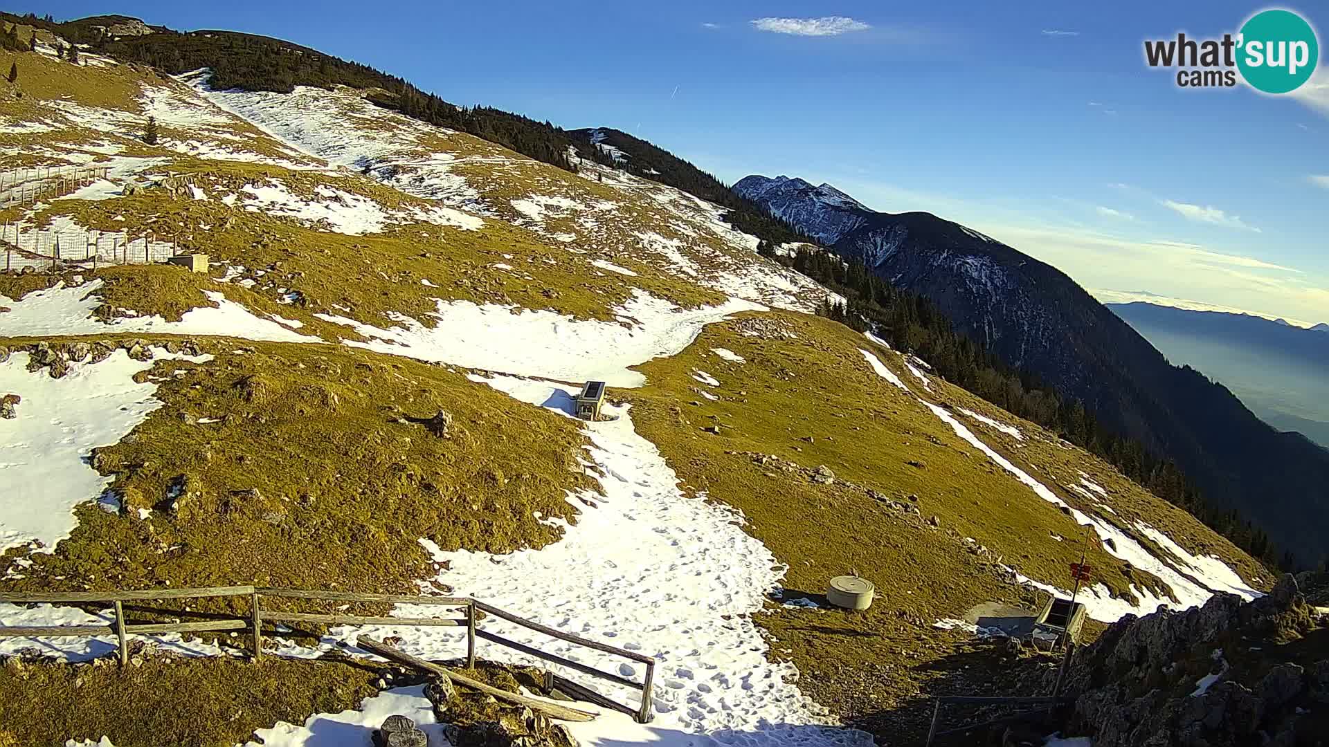 Struška nad Jesenicami web kamera planina Svečica (Belška planina) – Karavanke – Slovenija