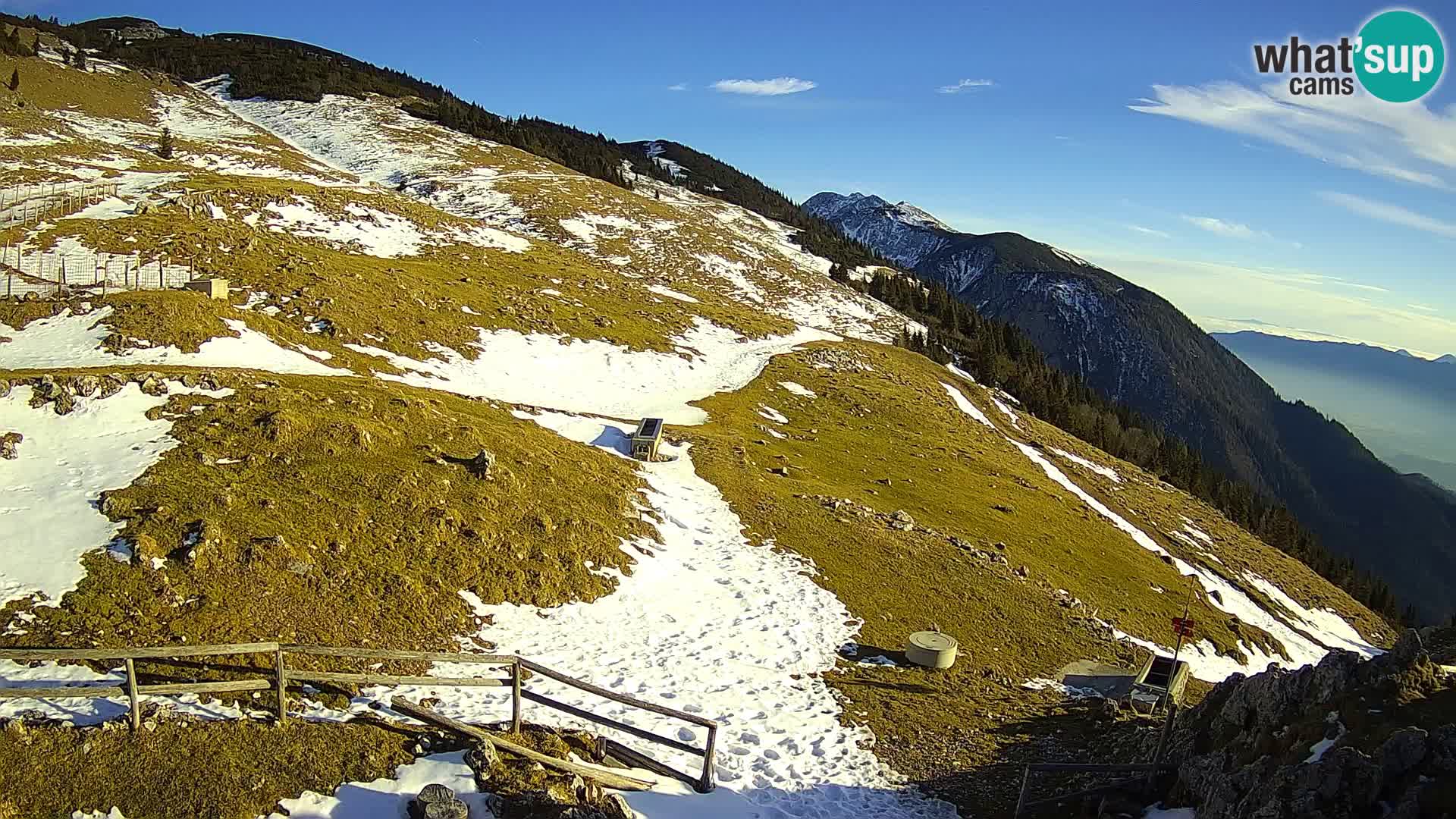 Struška nad Jesenicami web kamera planina Svečica (Belška planina) – Karavanke – Slovenija